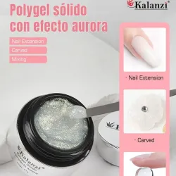 Poligel sólido con efecto aurora Kalanzi 