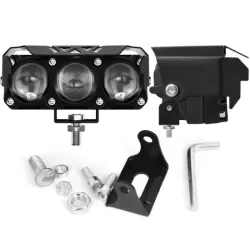 NEBLINEROS DE 3 LUPA ALUMBARAN BLANCO Y AMARILLO