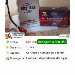 Batería Bryderk 72V 35ah