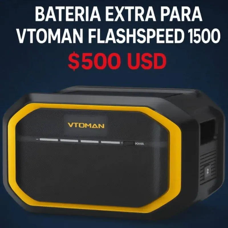 Batería Extra para VTOMAN FLASHSPEED 1500