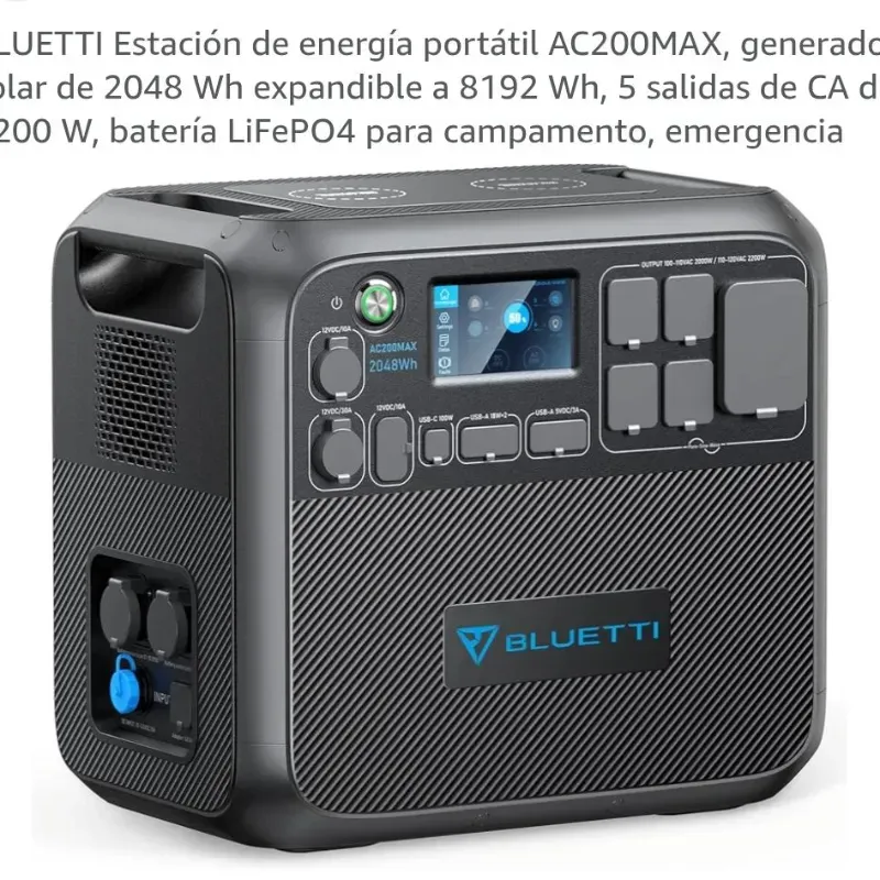 Bluetti AC200MAX 4800W 2048Wh