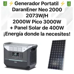 DaranEner NEO 2000 + Panel Solar 400W