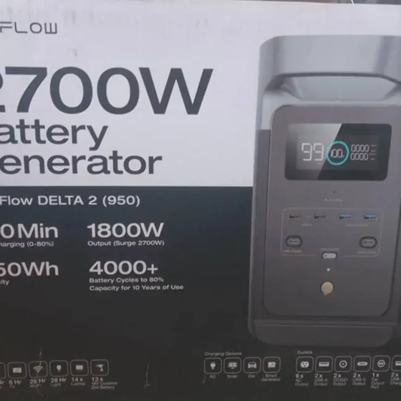 ECOFLOW DELTA 2, 950 Wh