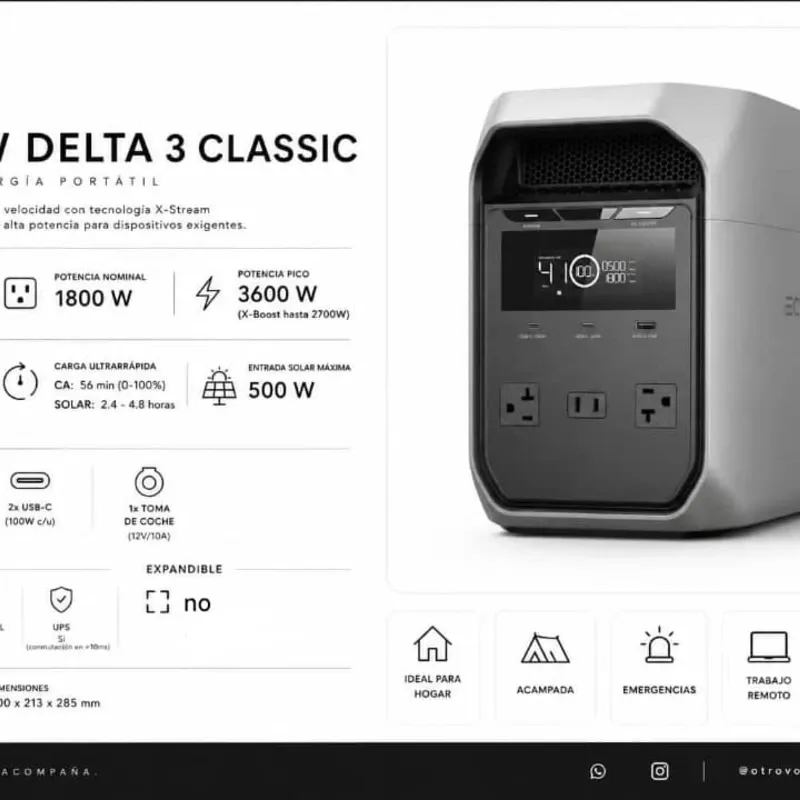 ECOFLOW DELTA 3 CLASSIC
