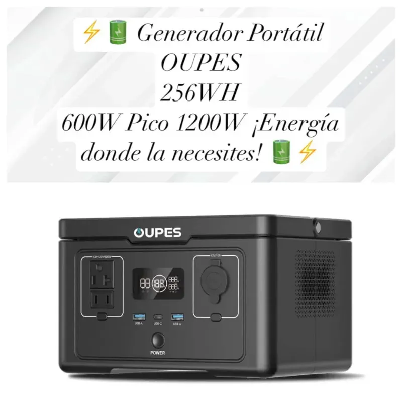 Generador Portátil OUPES 256 Wh 