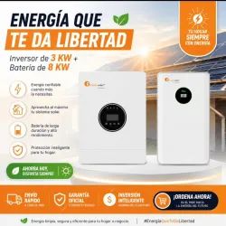 Inversor 3kw Batería de 8kw Felicity Solar