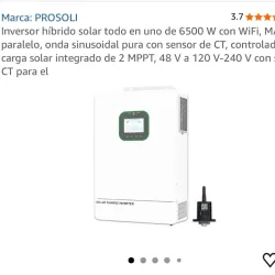 Inversor híbrido PROSOLI 6500W  48V / 120V-240V
