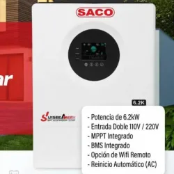 Inversor SACO 6.2kW