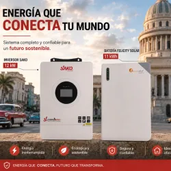 Inversor Sako 10 kw Bateria Must 10 kwh