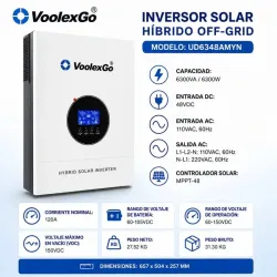 Inversor Solar Híbrido VoolexGo 6300W
