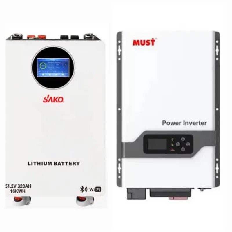 Inversor Solar MUST de 6000W + Batería SAKO 16000Wh