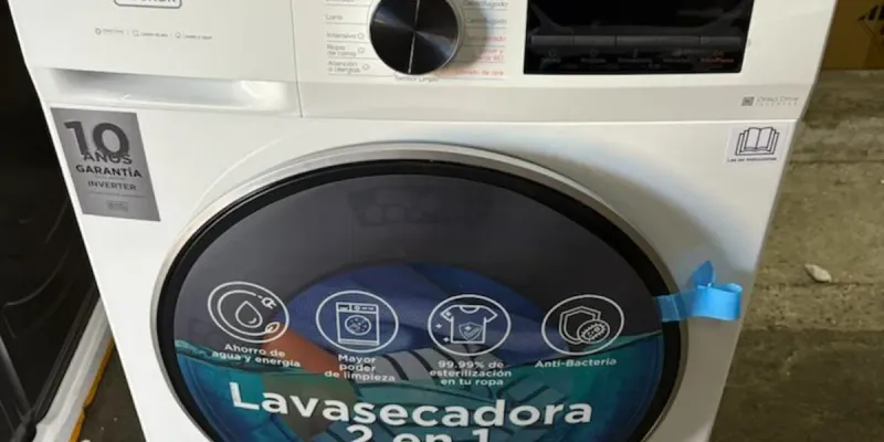 Lavadora Secadora al Vapor 12 KG  Black Decker 