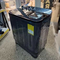 Lavadora semiautomática MILEXUS 7kg - Negra