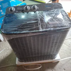 Lavadora Semiautomática Negra Milexus 9kg