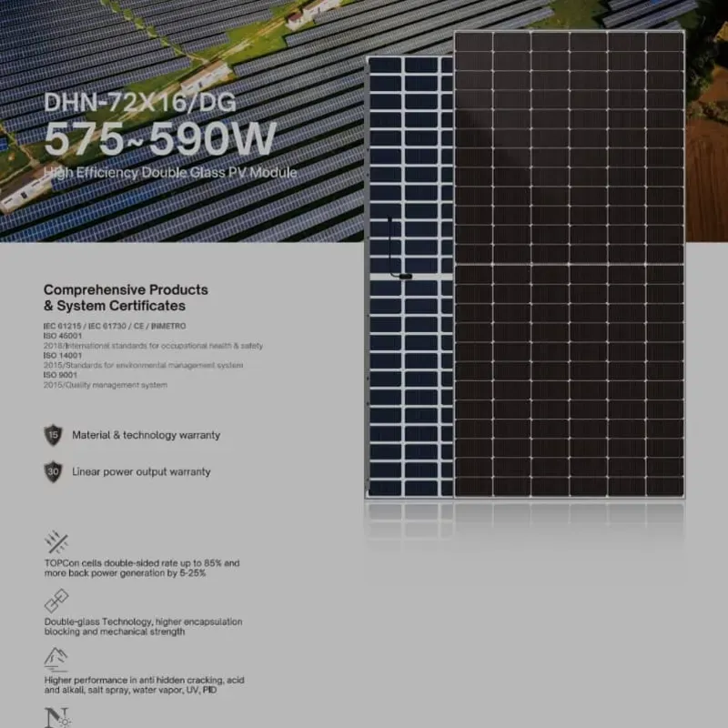 Panel Solar DAH Solar 570-590W Bifacial