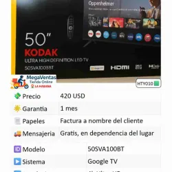 Smart TV 50¨ Kodak