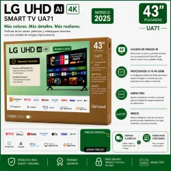 Televisor LG 43" 4K UA71