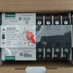 Transfer Automático de 4 Polos 100A, 220V