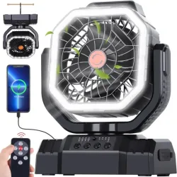 Ventilador F10 recargable portátil de alta velocidad de 20000 mAh