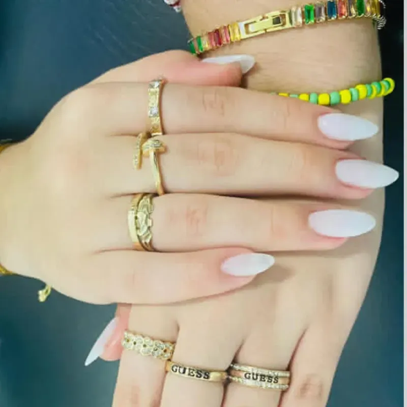  relleno Uñas cortas 