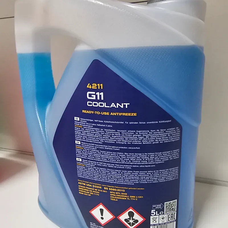 AGUA G11 (AZUL) MANNOL (5L)