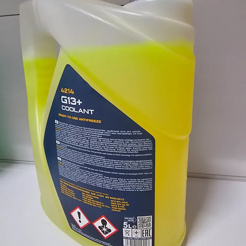 AGUA G13+ (AMARILLA) MANNOL (5L)