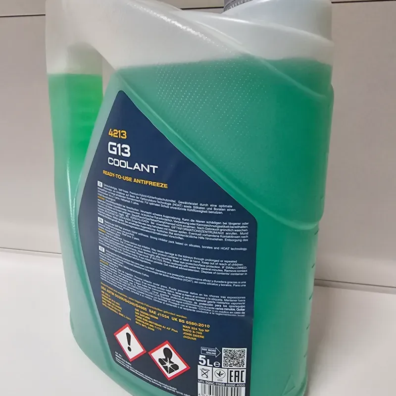 AGUA G13 (VERDE) MANNOL (5L)
