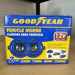 CLAXONS PARA VEHICULO GOOD YEAR (12V) 2PCS