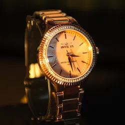 Invicta Angel Unisex Watch w/ Mother of Pearl Dial - 38mm. Rose Gold (50647)