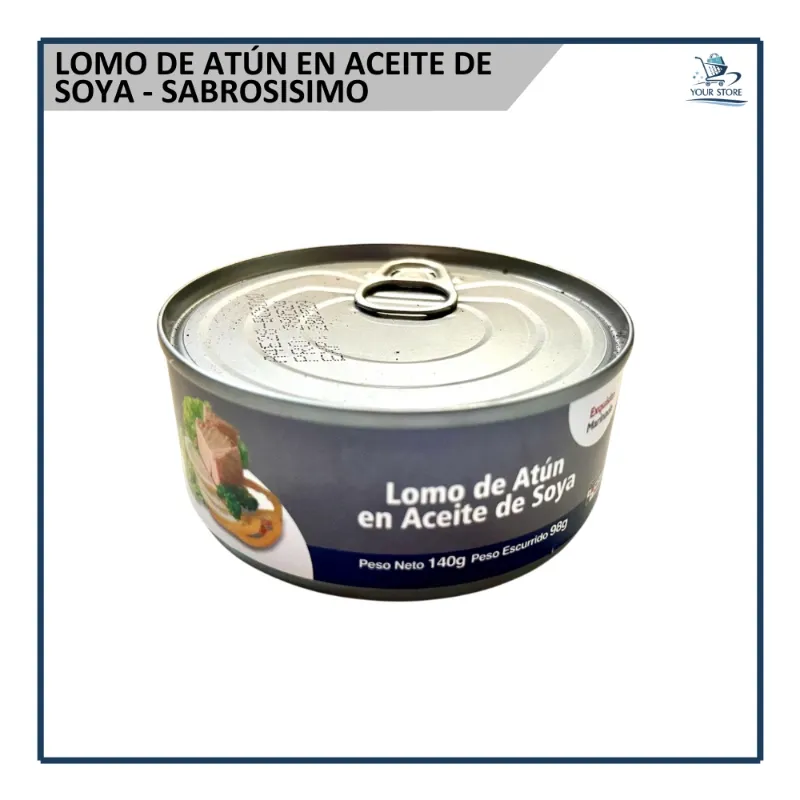 Atún en Aceite de Soya - Sabrosisimo (140g)