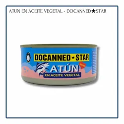Atún en Aceite Vegetal - DOCANNED★STAR (140g)