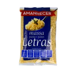 Fídeo en Forma de letras