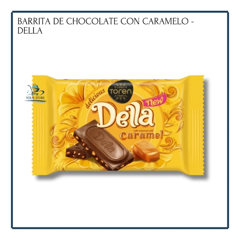 Barrita de Chocolate con Caramelo - Della (52g)