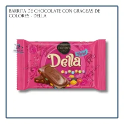 Peter de Chocolate con Grageas de Colores - Della (52g)