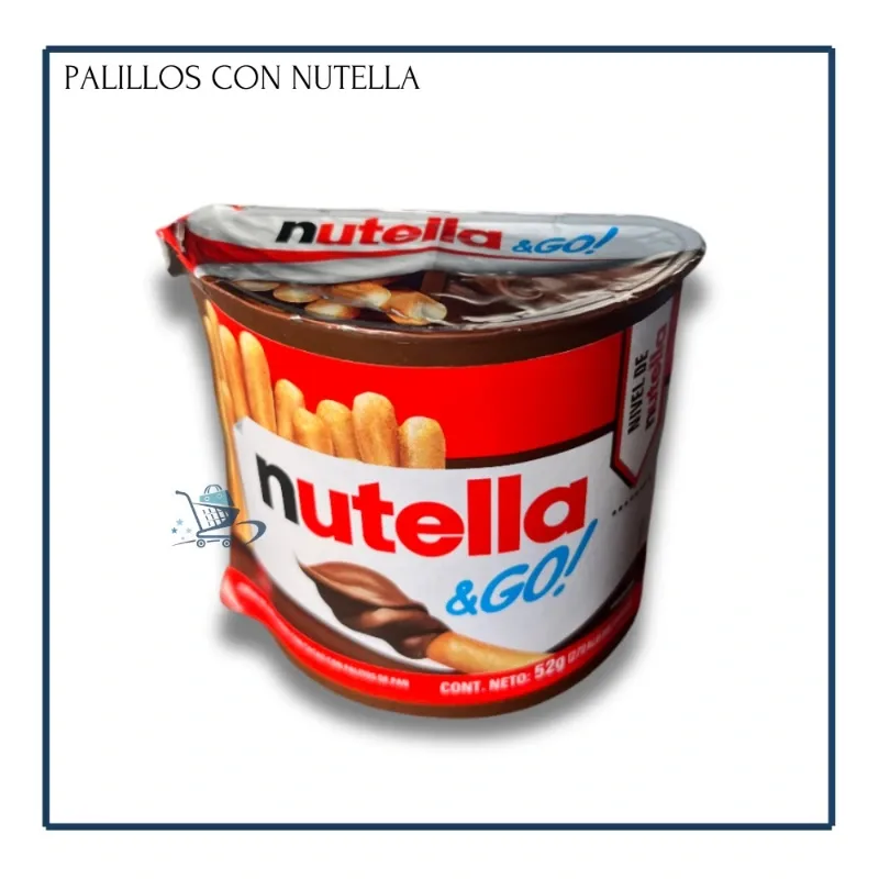 Bastoncillos con Nutella (52g)
