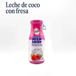 Bebida de Leche de Coco con Fresa y Nata de Coco Nezka - 290 ml