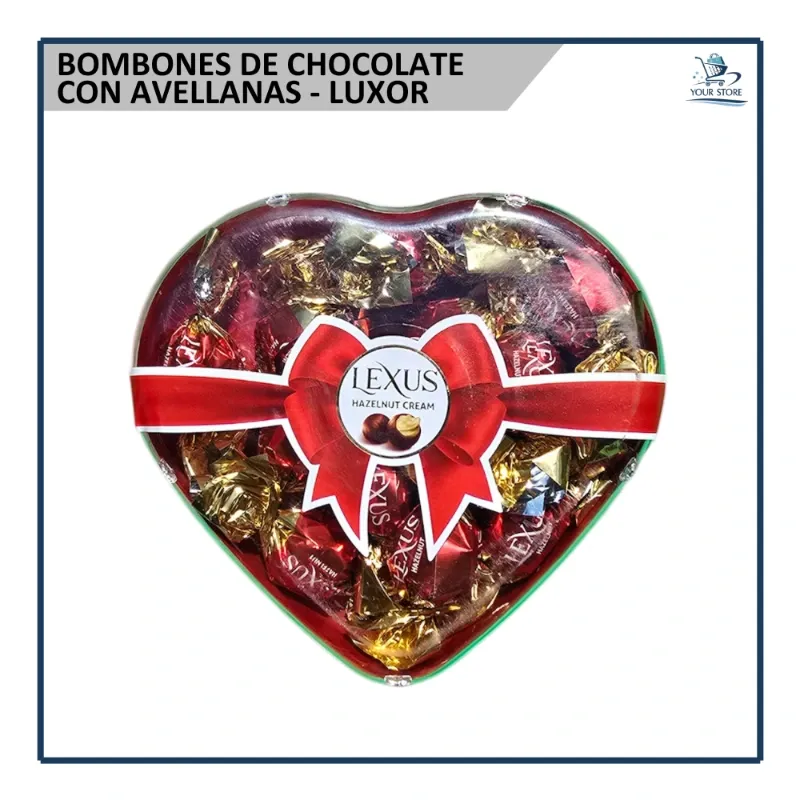 Bombones de Chocolate con Avellanas - Luxor