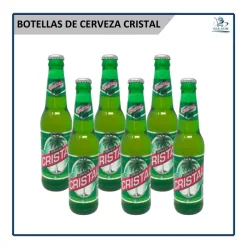 Botellas de Cerveza Cristal 350ml (6u)