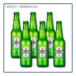 Cerveza - Heineken 330ml (6u)