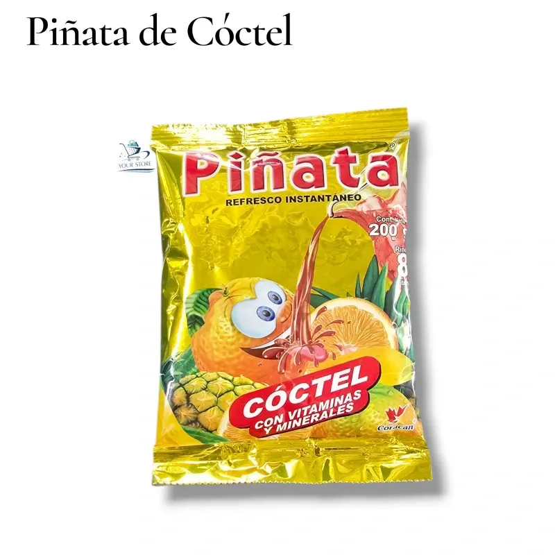 Refresco Piñata cóctel