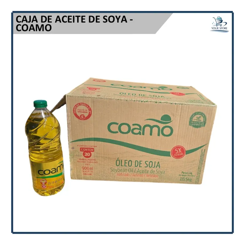 Caja de Aceite de Soya - Coamo 12u (900ml)