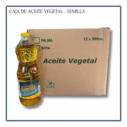 Caja de Aceite Vegetal - Semilla 900ml (12u)