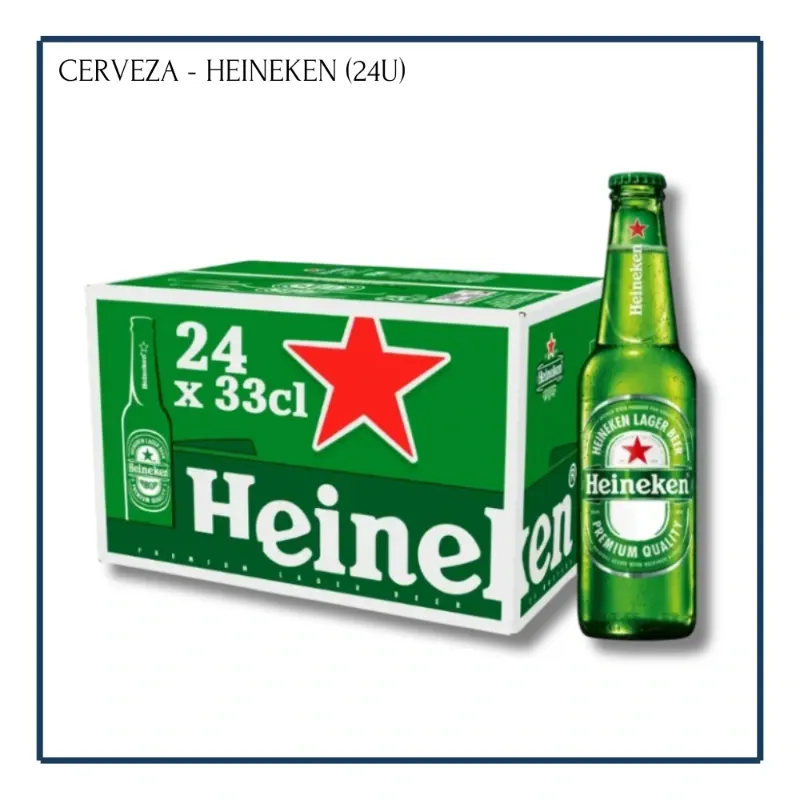 Caja de Cerveza de Heineken (24u)