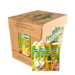 Caja de jugo mixta de 1L (12)