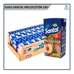 Caja de Jugo de Melocotón Santal (24u)