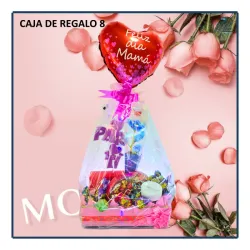Caja de Regalo con luces LED 8 