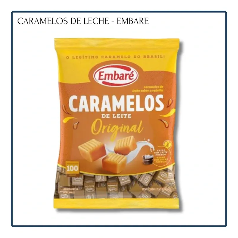 Caramelos de Leche - Embaré (100u)