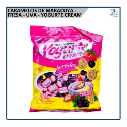 Caramelos Fresa - Maracuyá - Uva 105u (300g)