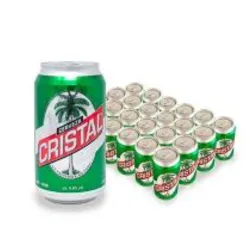 Cerveza cristal 24u