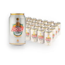 Cerveza cristal Extra 24u